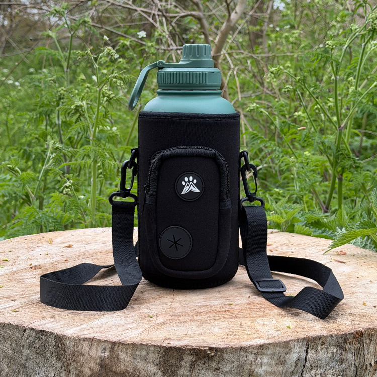 3-in-1 Dog Water Bottle & Trail Bag Bundle