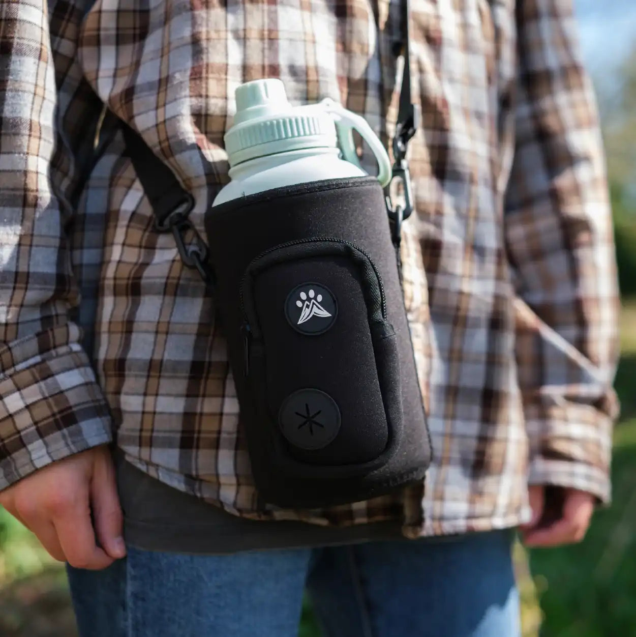 3-in-1 Dog Water Bottle & Trail Bag Bundle